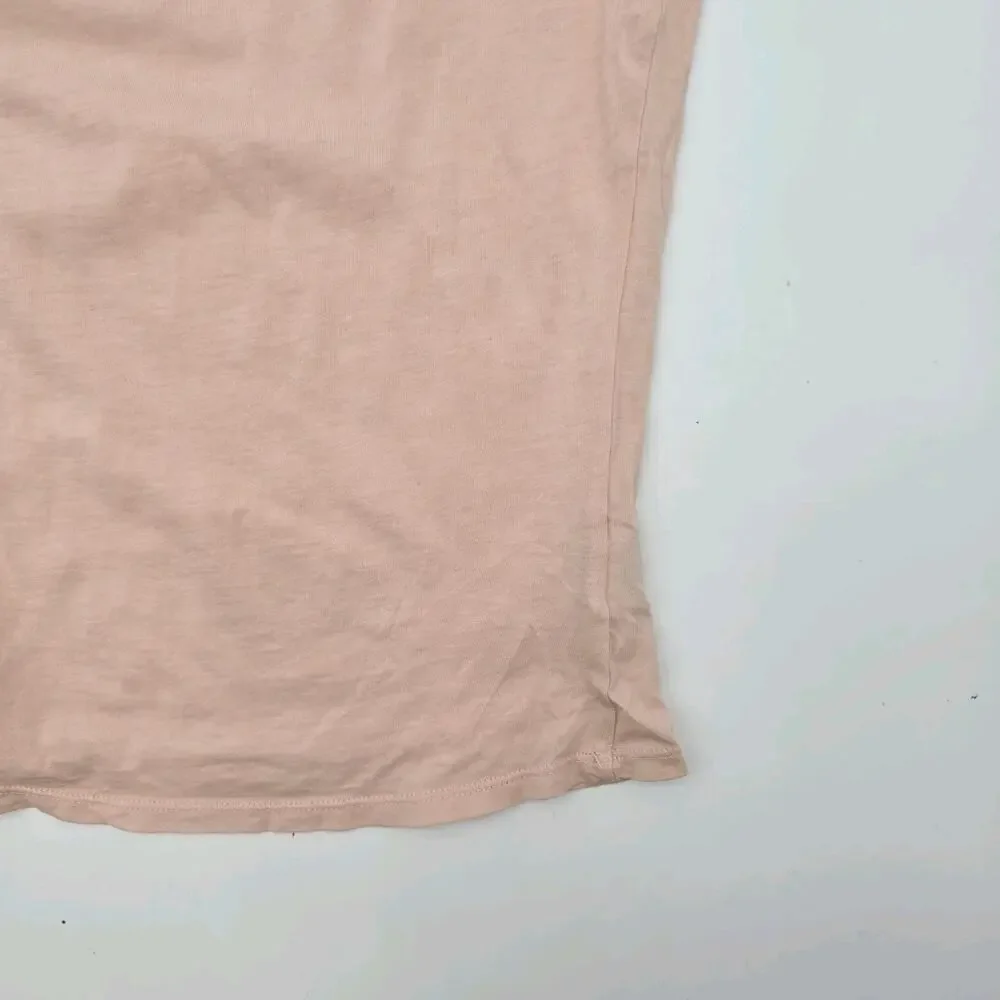 Velvet Graham Spencer Top Womens XS Pink Tank High Muscle Ruch Gathered